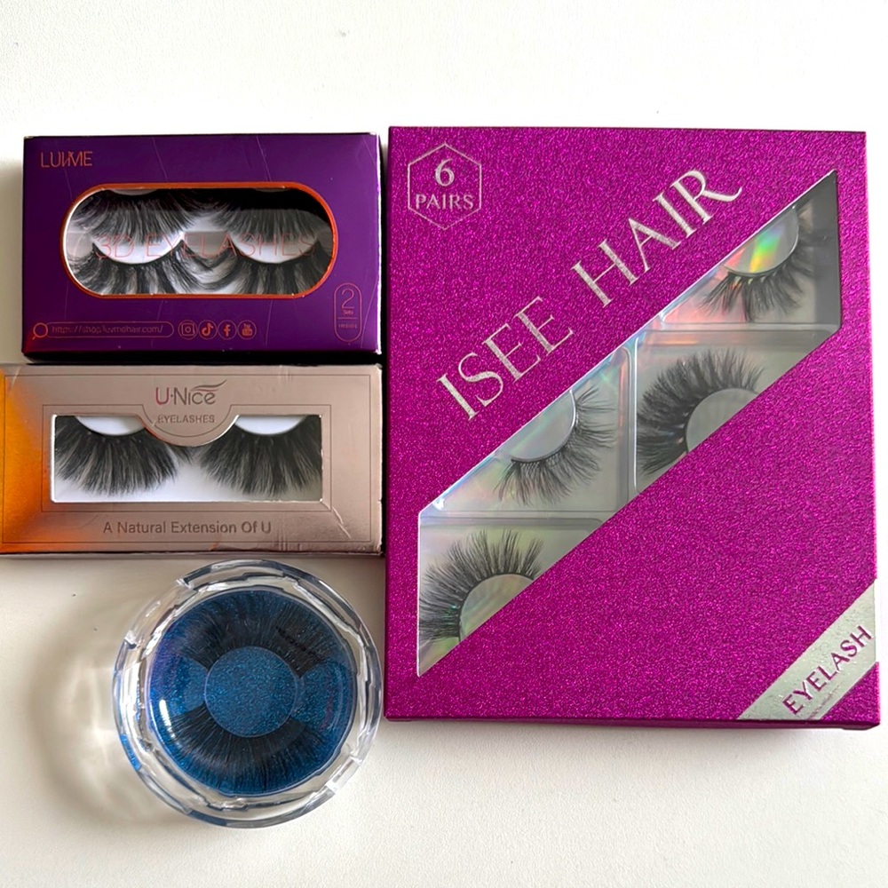 NEW Eyelash/ Lash Bundles Black Variety (10 pairs)